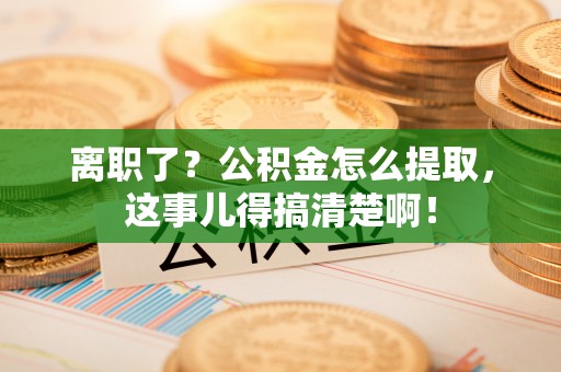 新巴尔虎右旗离职了？公积金怎么提取，这事儿得搞清楚啊！